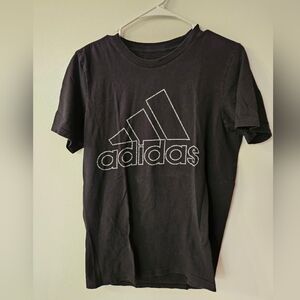 Adidas Men's Black Tee with Logo